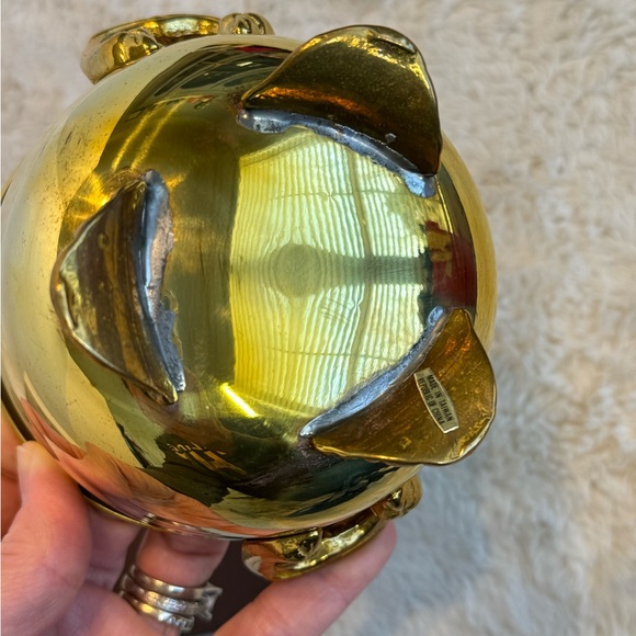 NIB Polished brass & copper planter - Picture 5 of 5